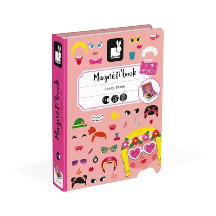 Janod Magneti'Book Girl's Crazy Faces