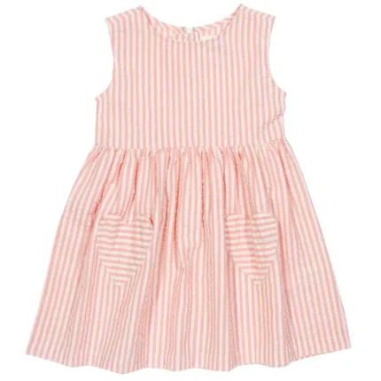 Seersucker Heart Dress
