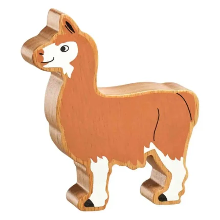 Natural Brown & White Llama