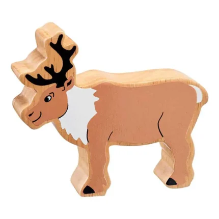 Natural Brown & White Reindeer