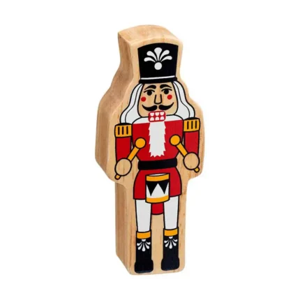 Natural Red & White Nutcracker