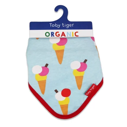 Ice Cream Cones Print Dribble Bib